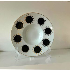 Prato Burrata com bola preta